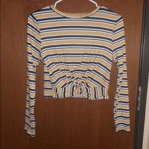 Striped crop top